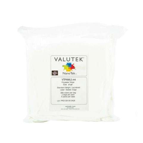 Valutek Polyester Knit Wiper Laser Sealed Edge | Standard Weight 600/150/75 Bags VTPNWLS freeshipping - Valutek Inc