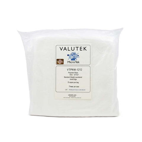 Valutek Polyester Knit Wiper Knife Cut Edge | 150/75 Bag VTPNW freeshipping - Valutek Inc