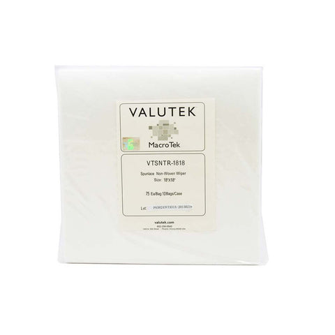 Valutek Spunlace Nonwoven Cellulose-Polyester Wiper Knife Cut Edge 300/150/75 Bag VTSNTR freeshipping - Valutek Inc